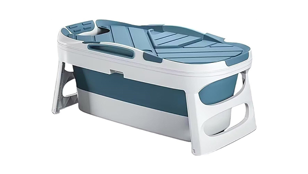 槽 バスタブ 断熱蓋付 長時間保温 風呂 バケッツ 浸漬式 スパ浴槽 簡易浴槽 収納簡単 滑り止め 持運び便利